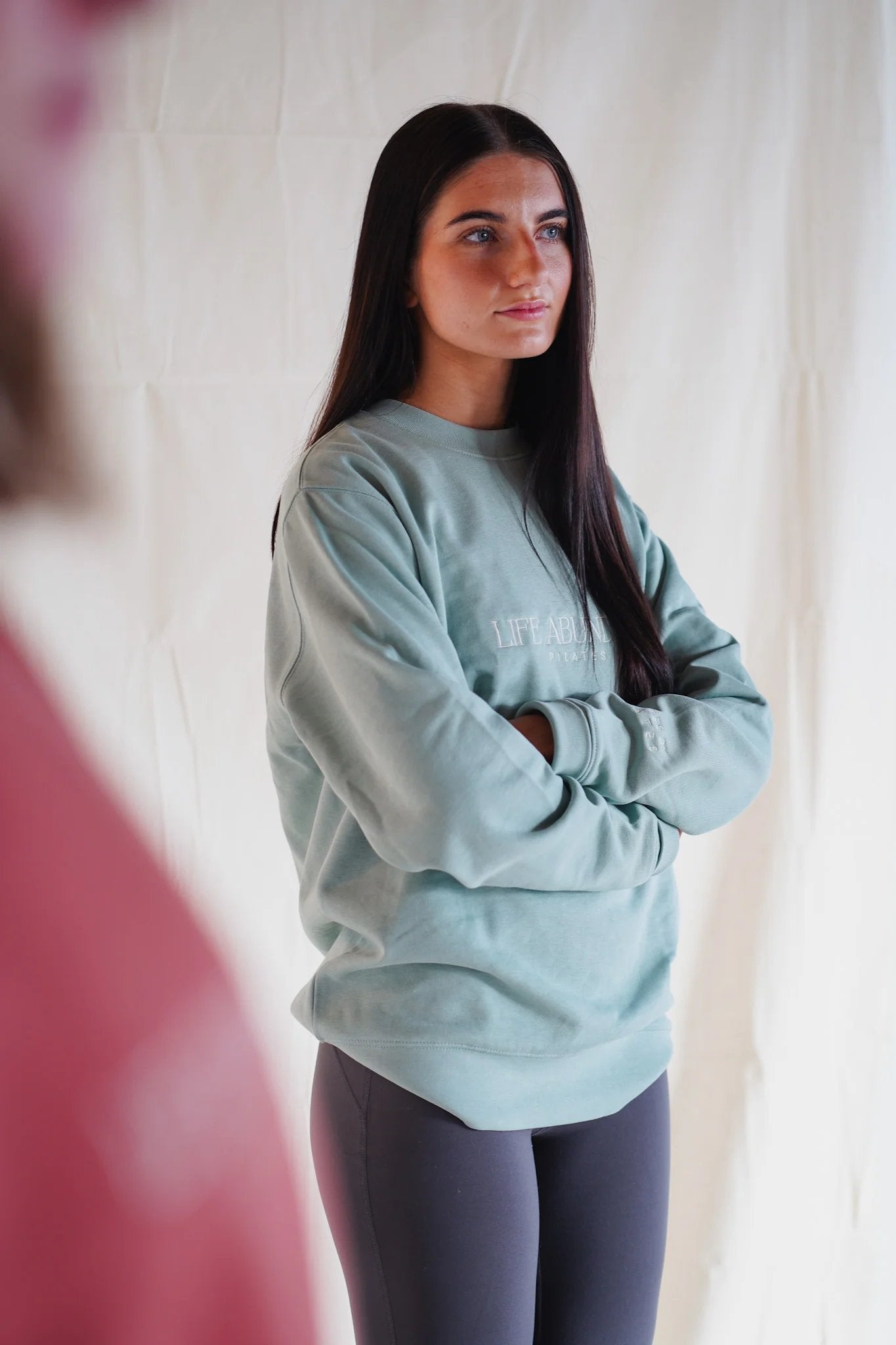 LIFE ABUNDANT Organic Cotton Pilates Sweatshirt