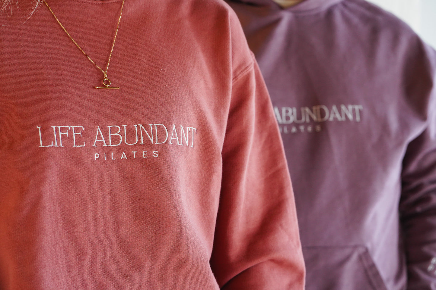 LIFE ABUNDANT Organic Cotton Pilates Sweatshirt