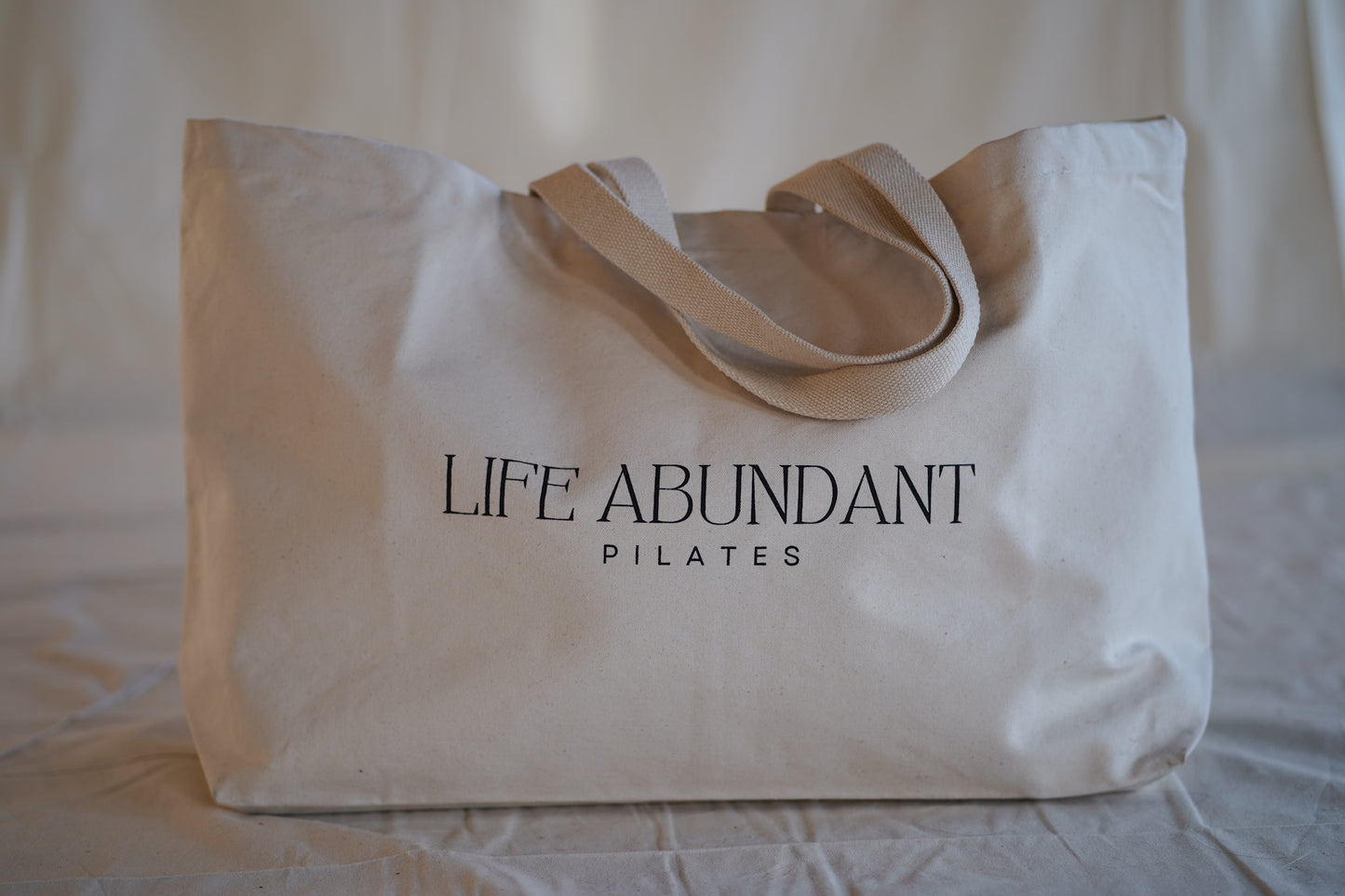 LIFE ABUNDANT Organic Cotton Oversized Tote