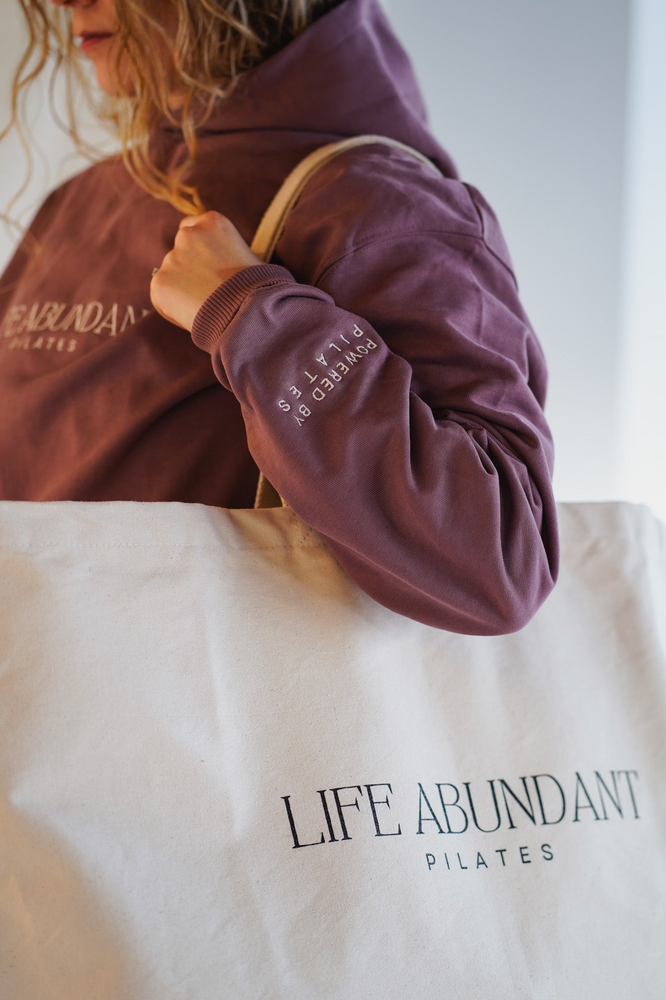 LIFE ABUNDANT Organic Cotton Oversized Tote